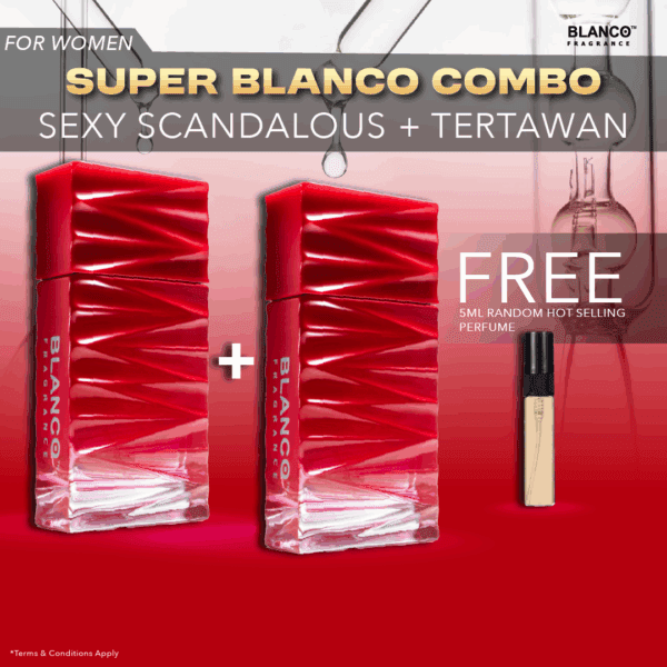 [ EXCLUSIVE COMBO SET ] SEXY SCANDALOUS + TERTAWAN BLANCO