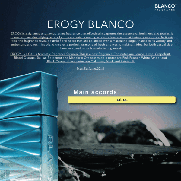 [ NEW FRAGRANCE ] EROGY BLANCO FRAGRANCE - Image 3